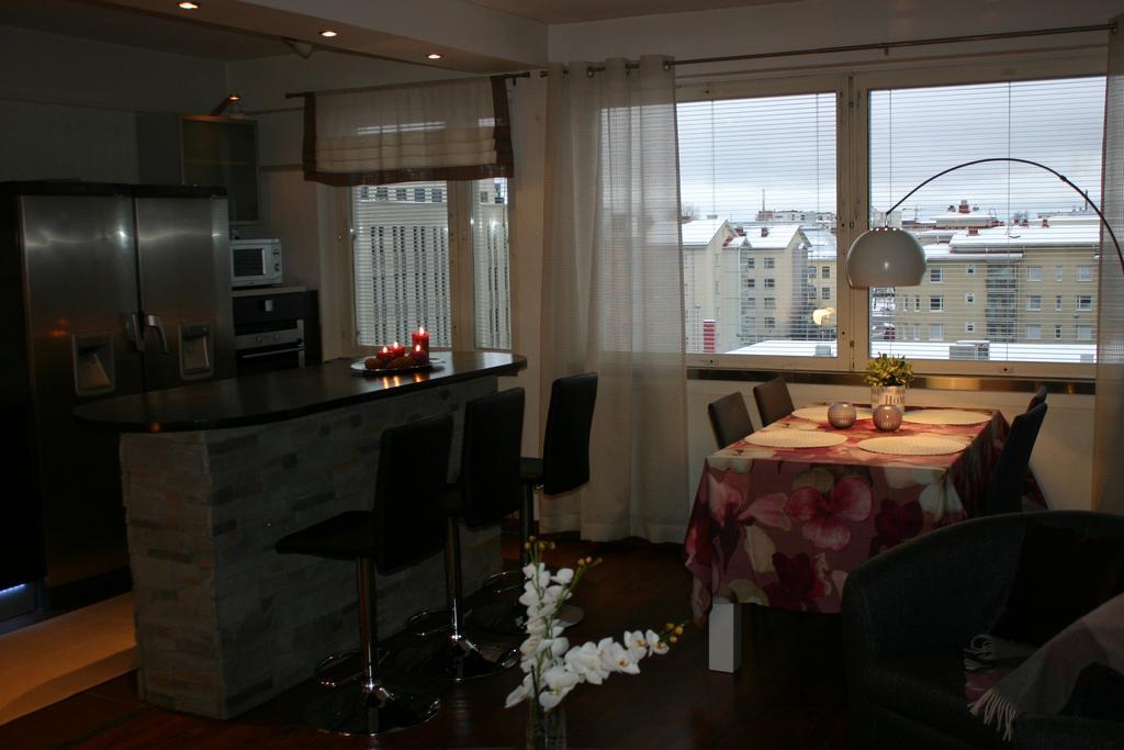 Apartment Pohjantaehti Oulu Kamer foto