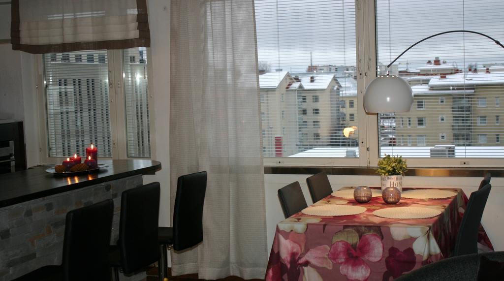 Apartment Pohjantaehti Oulu Kamer foto